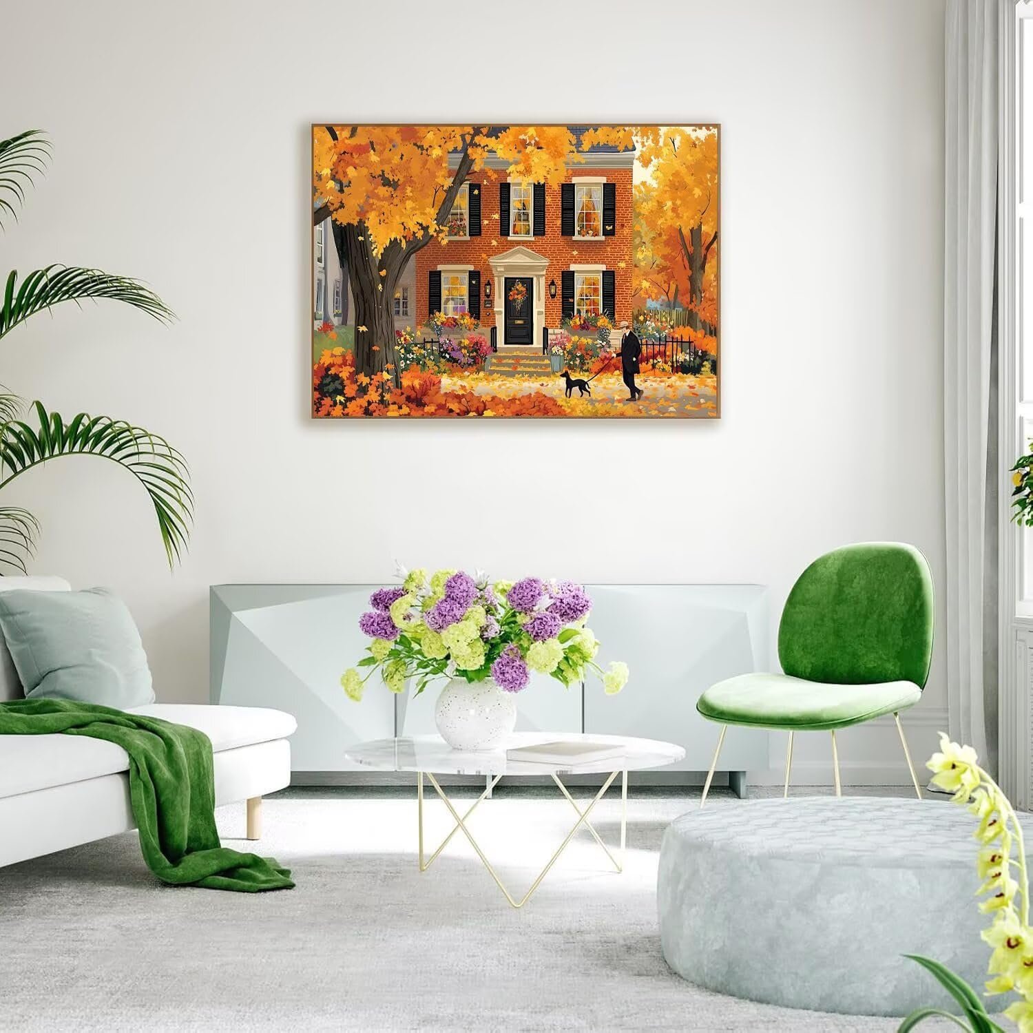 Пазл Autumn Street View 1000 деталей 38 х 26 см, фото №4