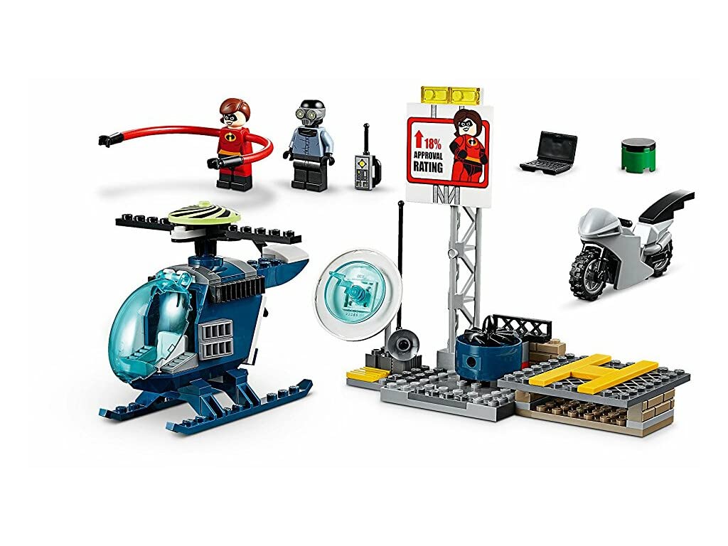 Конструктор LEGO 10759 Погоня Эластигерл по крышам Incredibles 2, фото №4