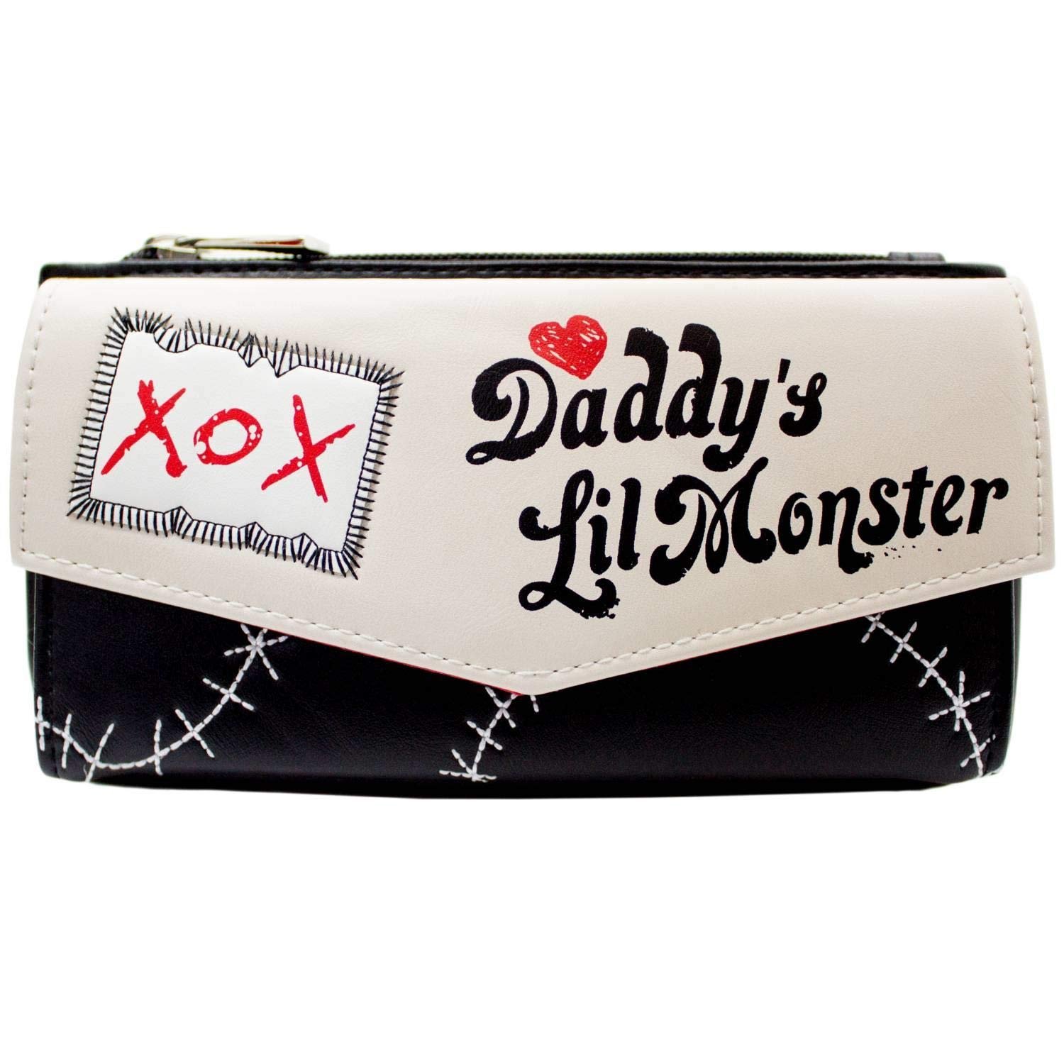 Кошелек Клатч Squad Harley Quinn Daddy's Lil Monster XOX, кремовый, One Size, фото №2