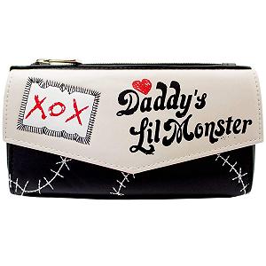 Кошелек Клатч Squad Harley Quinn Daddy's Lil Monster XOX, кремовый, One Size synthetic.ua - Фото 1