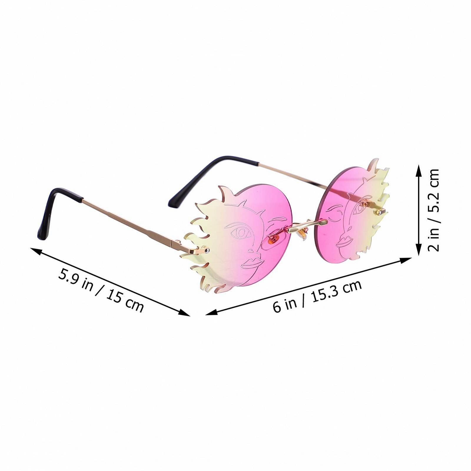 Набір сонцезахисних окулярів PACKOVE 3 шт., багатокутні, фото №3