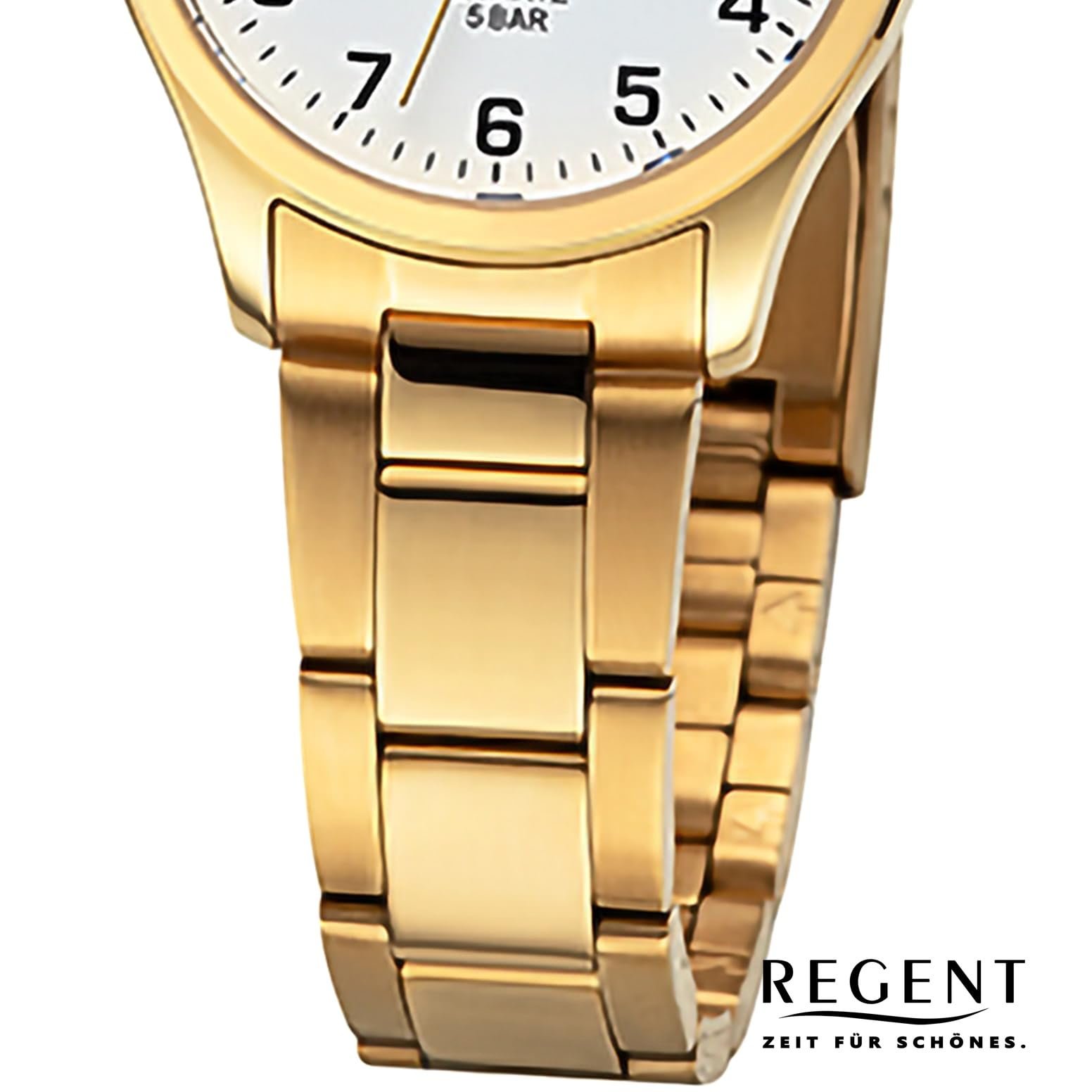 Женские часы REGENT Classic F-1421, сталь с IPG покрытием, золотистый, диаметр 27 мм, минеральное стекло, серебристый, раскладная застежка, фото №3 Женские часы REGENT Classic F-1421, сталь с IPG покрытием, золотистый, диаметр 27 мм, минеральное стекло, серебристый, раскладная застежка, фото №3