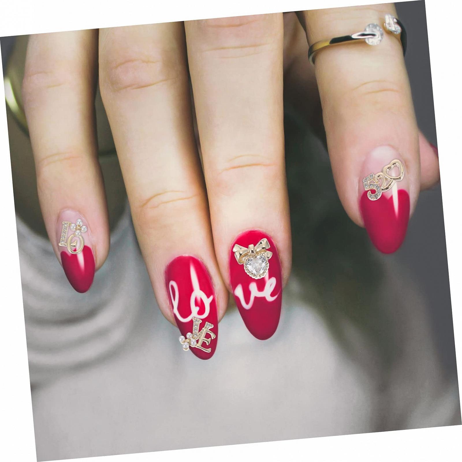 Набір для нігтів Прикраса для нігтів Серце Healeved Елегантний Набір, фото №3