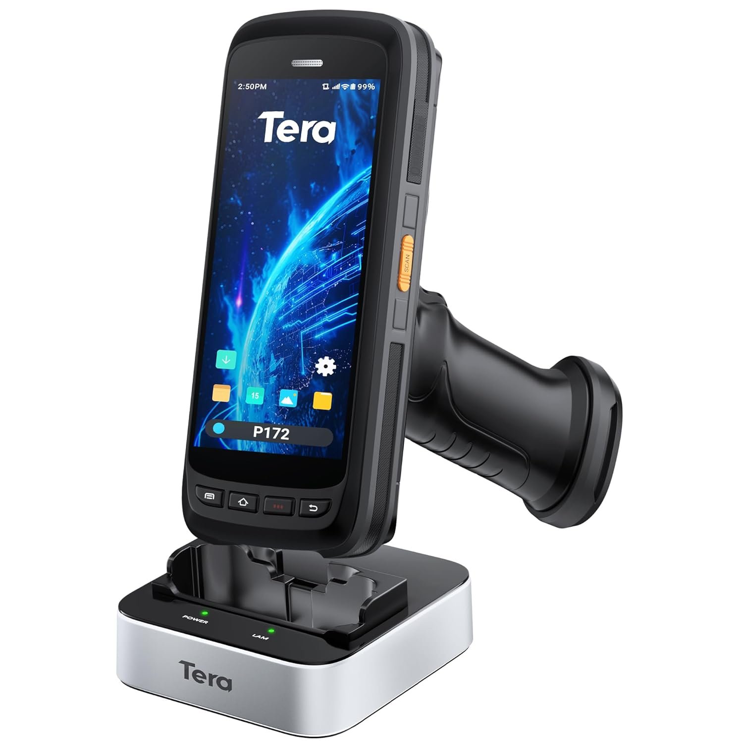 Смартфон-сканер 5.2" Tera P172 3/32 Gb 4G 2-SIM NFC 8 ядер Android 11 Black, фото №1