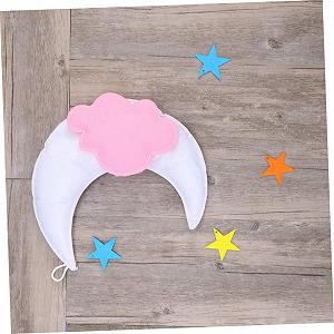 Декор IMIKEYA Moon Декор Нет Нет 2 штуки Moon Star Cloud для детской колыбели подвесной synthetic.ua - Фото 1