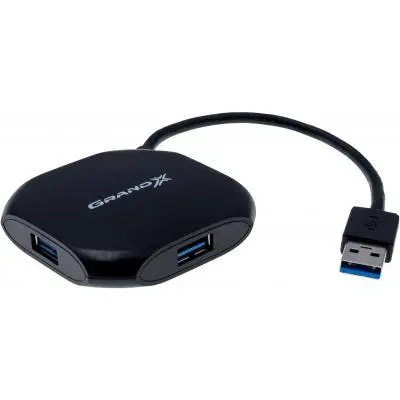 Концентратор Grand-X Travel 4 х Usb 3.0 GH-415, фото №1
