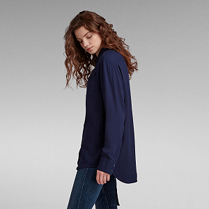 Жіноча сорочка G-Star RAW 3301 relaxed shirt wmn l\s - XS synthetic.ua - Фото 1