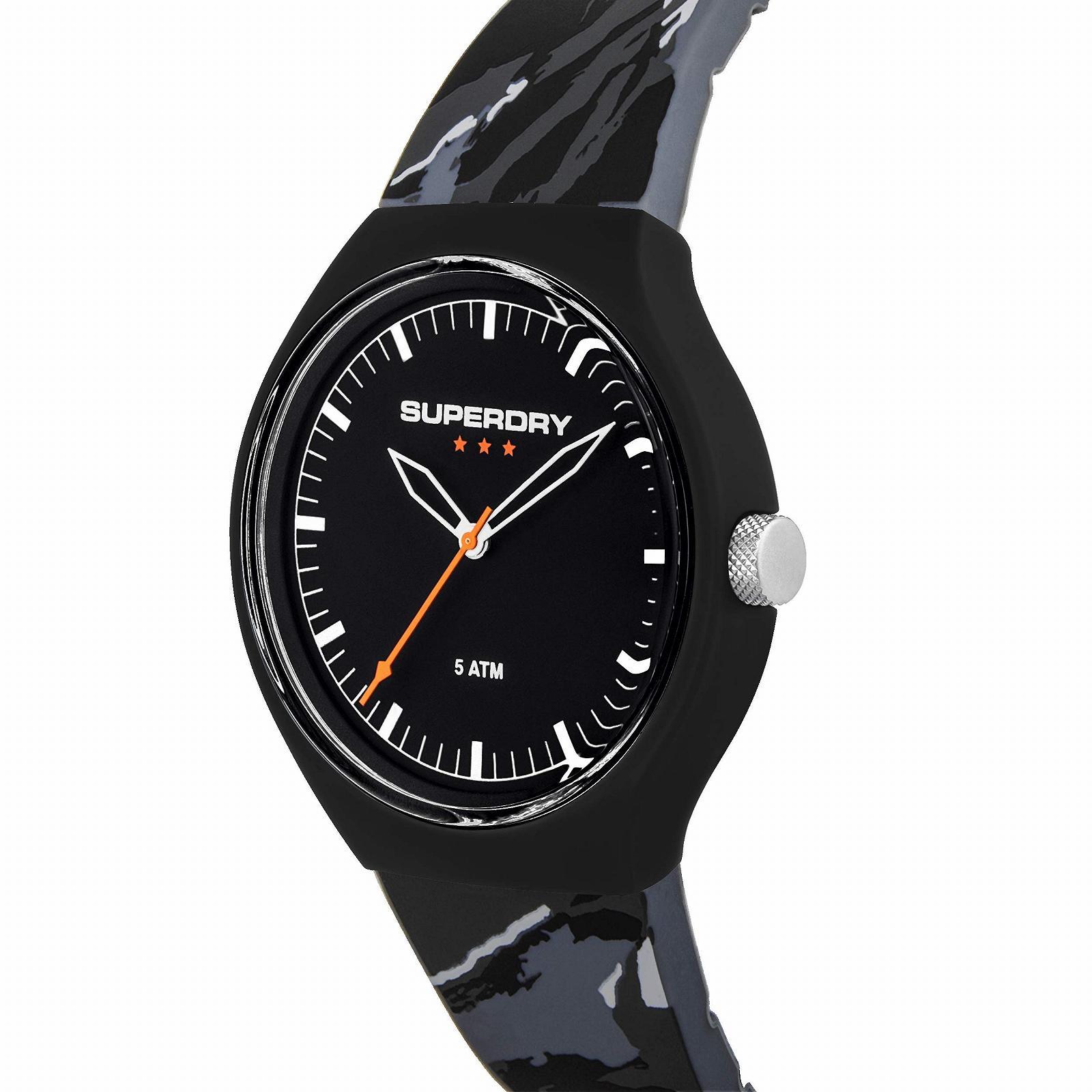 Часы Superdry SYG270EB Женские Аналоговые Кварцевые Черный Ремешок, фото №3