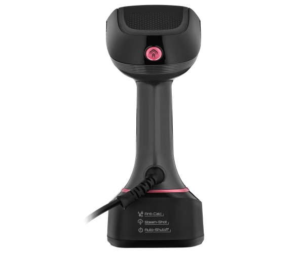 ARDESTO Відпарювач ручний SI-S1400, 1400Вт 280мл паровий удар постійна пара 22гр керам підошва біло-чорний, фото №6