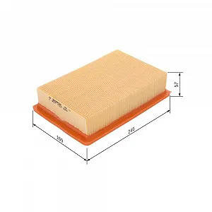 Повітряний фільтр BOSCH 1 457 433 265 для ALFA ROMEO CITROËN FIAT LANCIA - Фото 1