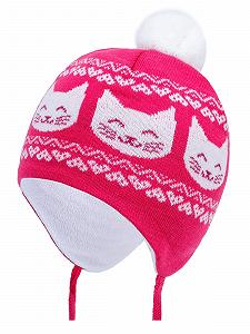 Шапка детская Marhatter с помпоном, вязаная - Фото 1