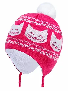 Шапка дитяча Marhatter з помпоном, в'язана - Фото 1