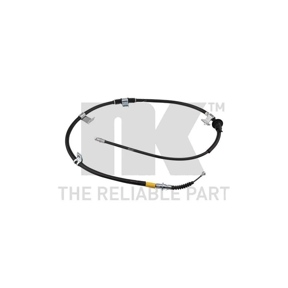 Трос стоянкового гальма NK 9019107 для CITROËN MITSUBISHI PEUGEOT лівий, фото №1