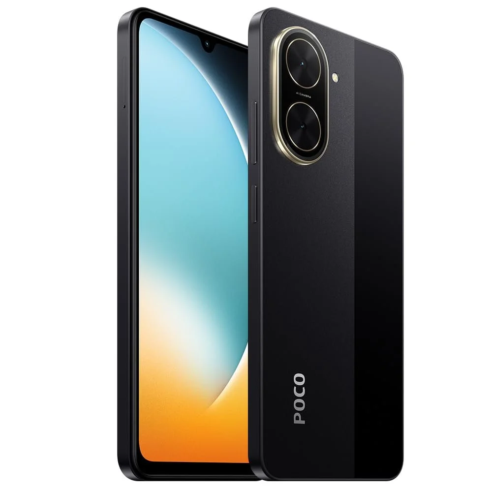 Смартфон Xiaomi Poco C71 3+64GB HD+ дисплей 6.88" подвійна камера 32 Мп + 8 Мп, Black, фото №3