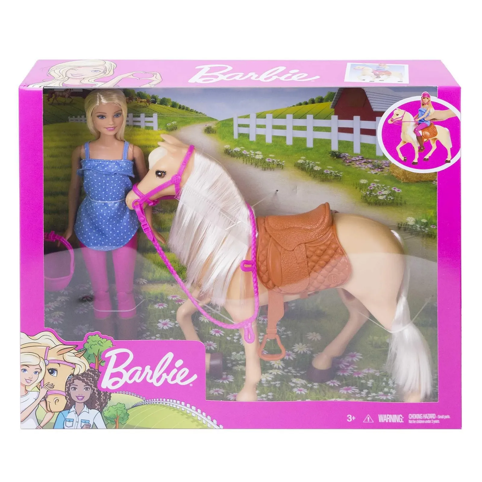Кукла Barbie FXH13 с лошадью с гривой и с движущимися коленями от 3 лет, фото №6 Кукла Barbie FXH13 с лошадью с гривой и с движущимися коленями от 3 лет, фото №6