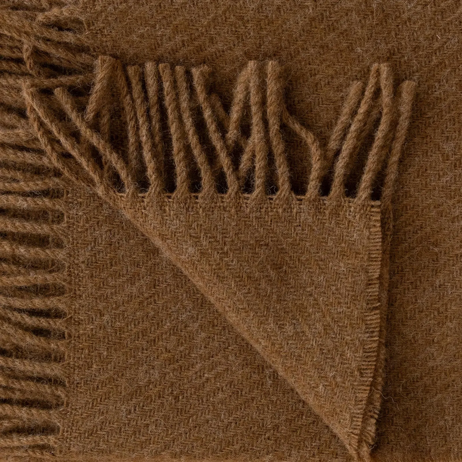 Покривало WoolMe Paula Ginger Вовняна 130 x 180 см М'яка Пухнаста 100% Вовна, фото №3