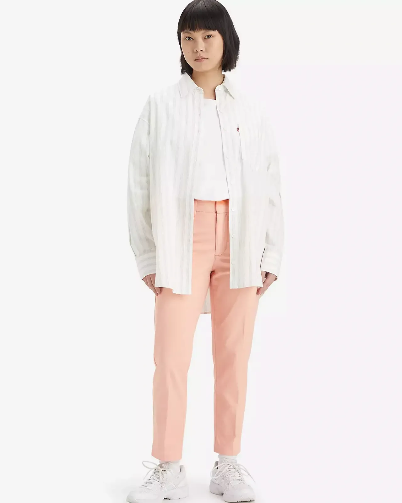 Женские брюки Levis - Essential Chino Coral Pink Twill - 25, фото №1