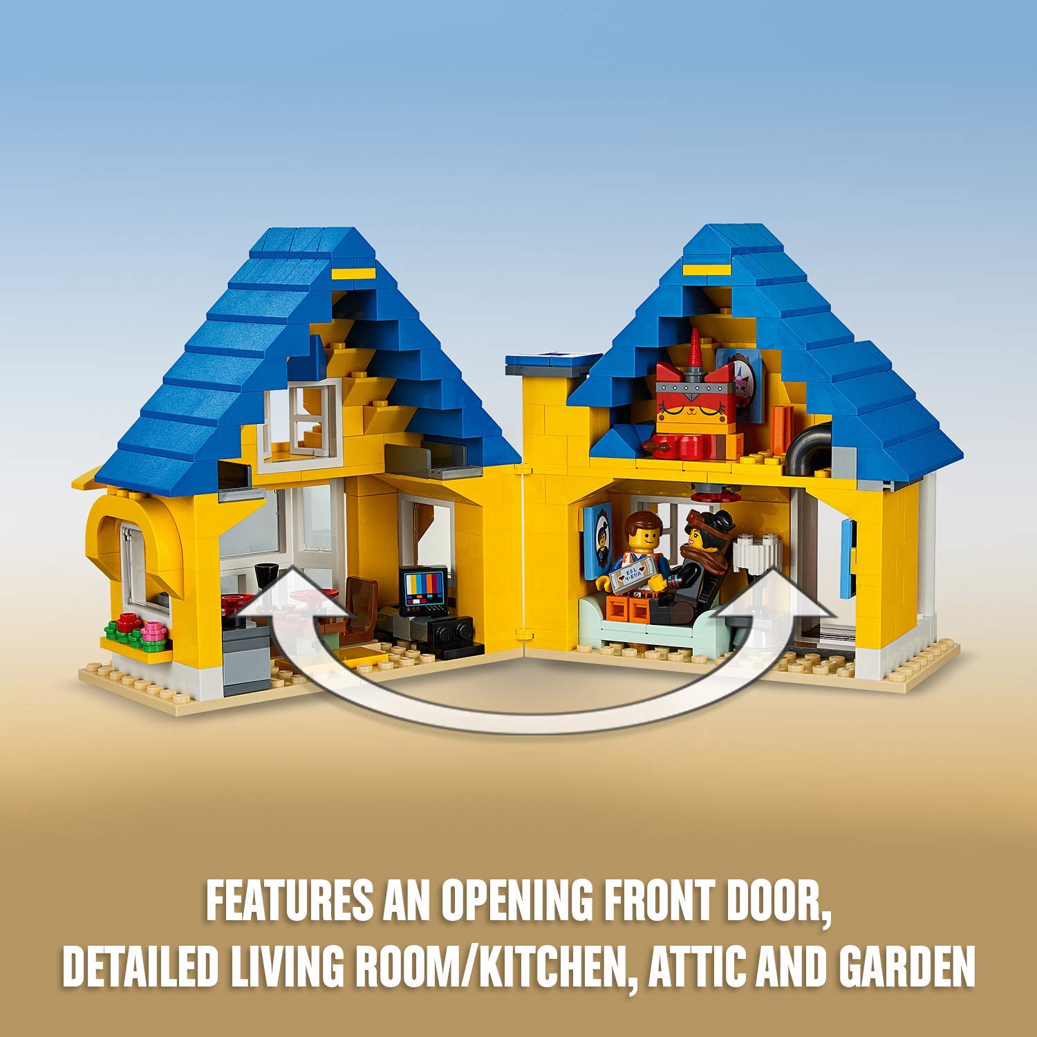 Кубики LEGO Movie 2 70831 Еммет’s Dream House Rescue Rocket, фото №3