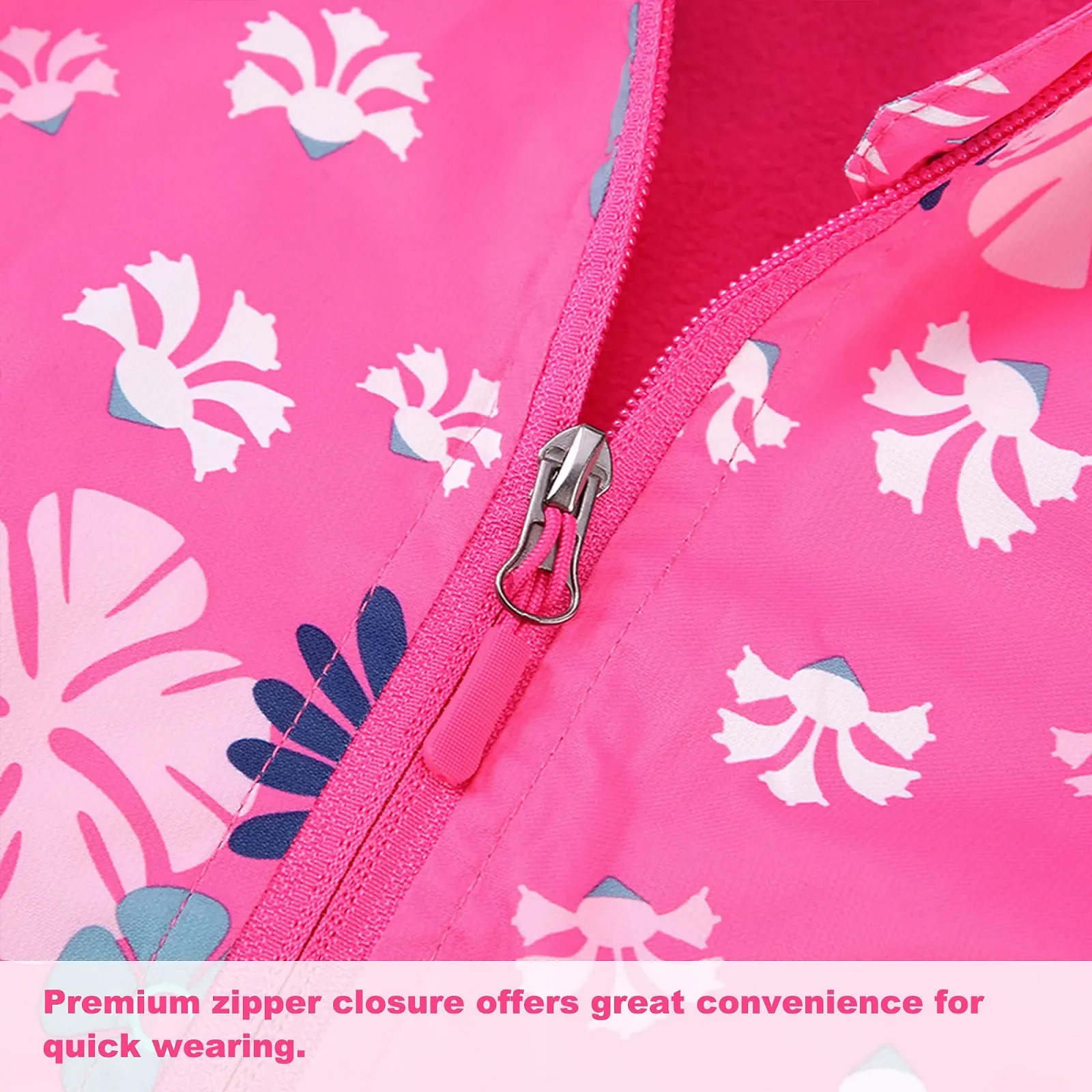 Дощовик Fewlby для дівчаток, дитяча водонепроникна куртка для активного відпочинку, фото №4