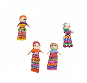 Куклы Worry в мешочке 4 шт. большие synthetic.ua - Фото 1