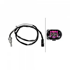 Датчик температури відпрацьованих газів HELLA 6PT 358 226-371 для AUDI, перед турбокомпресором - Фото 1