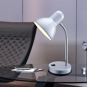 Настільна лампа etc-shop Flexo Arm з вимикачем та гнучкою ніжкою хром срібляста E27 synthetic.ua - Фото 1