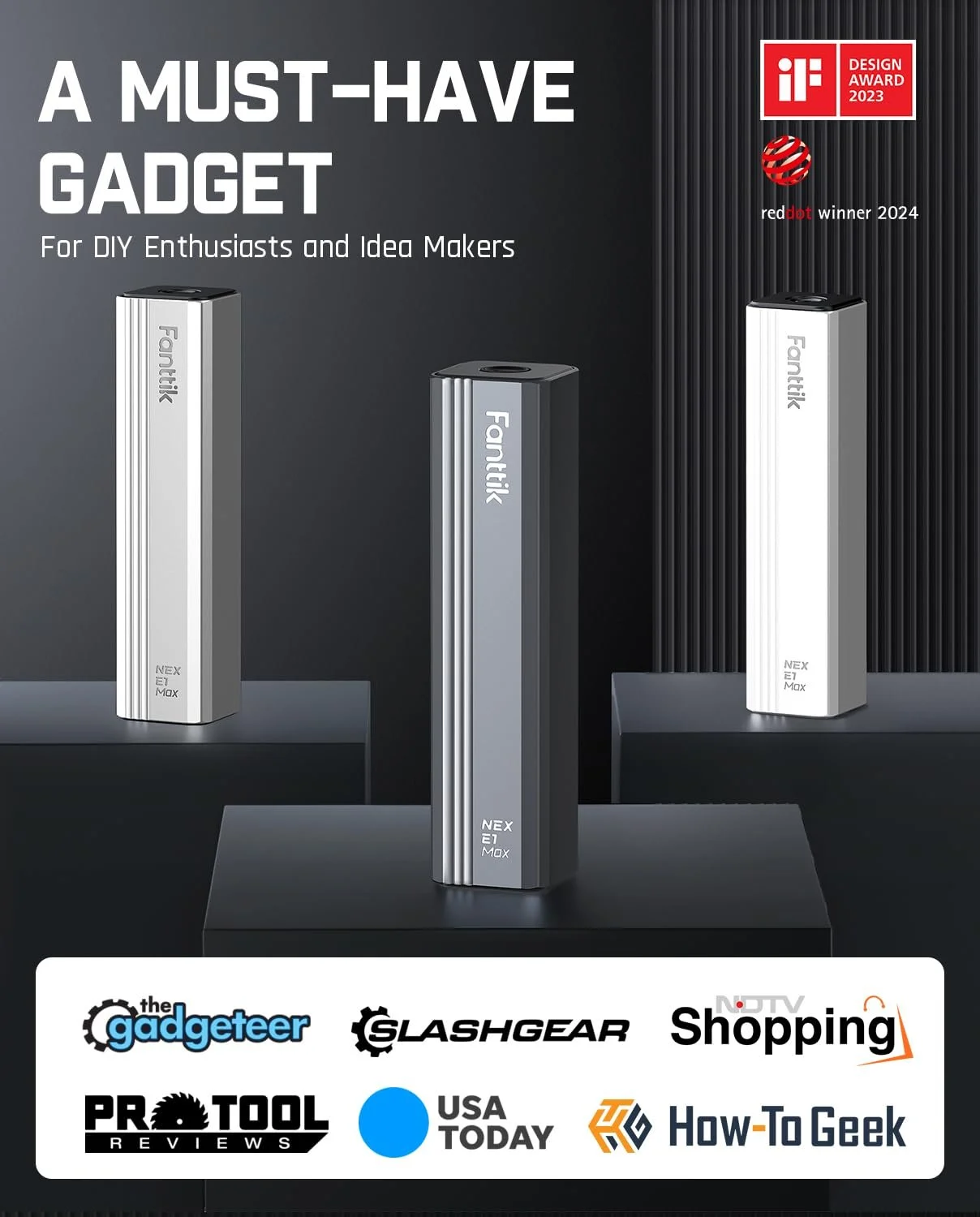 Набір електричних прецизійних викруток Fanttik E1 Max 50 в 1 2 режими крутного моменту 5/32 дюйма Hexagon, фото №5