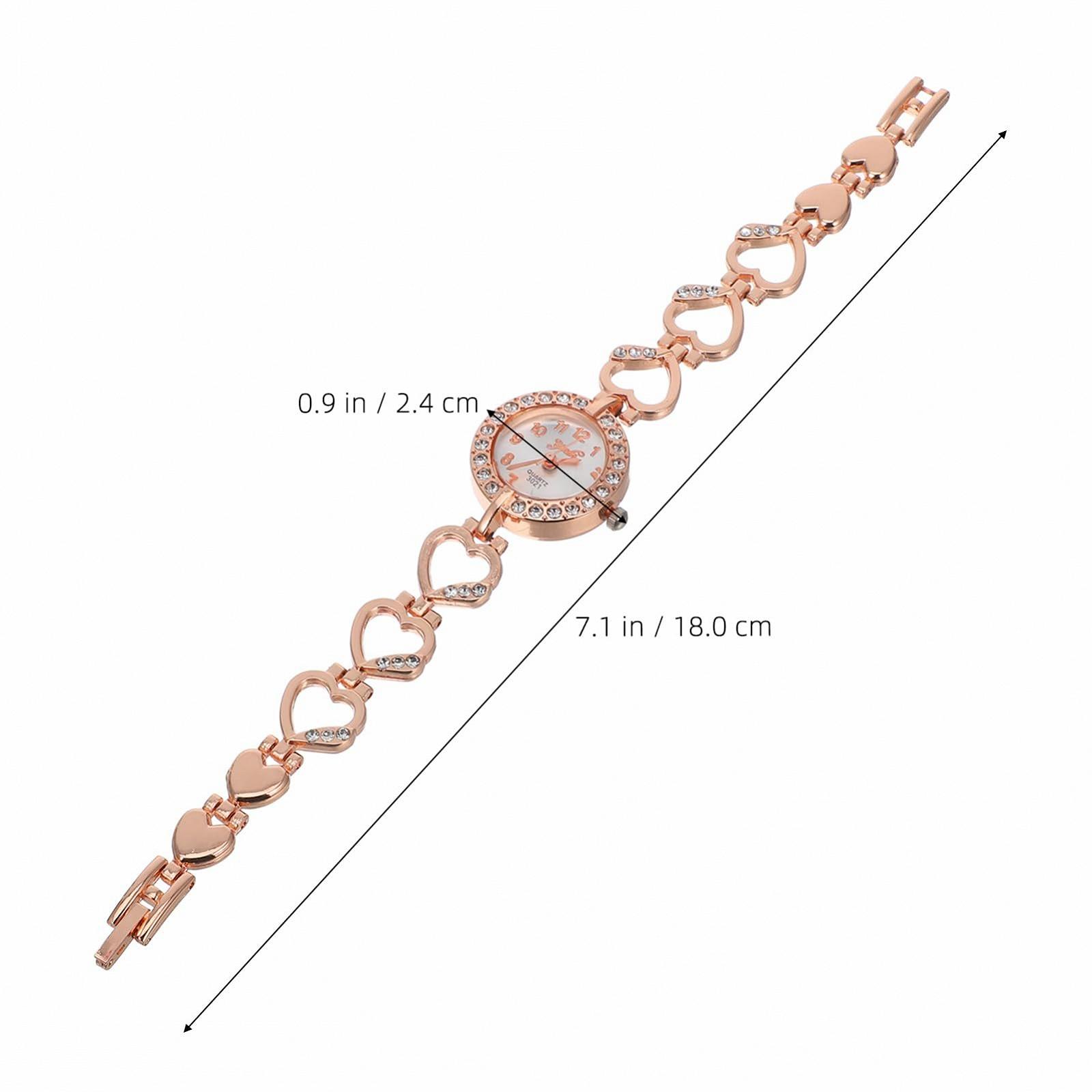 Годинник LIFKOME Цифровий годинник Браслети з рожевого кварцу, фото №2