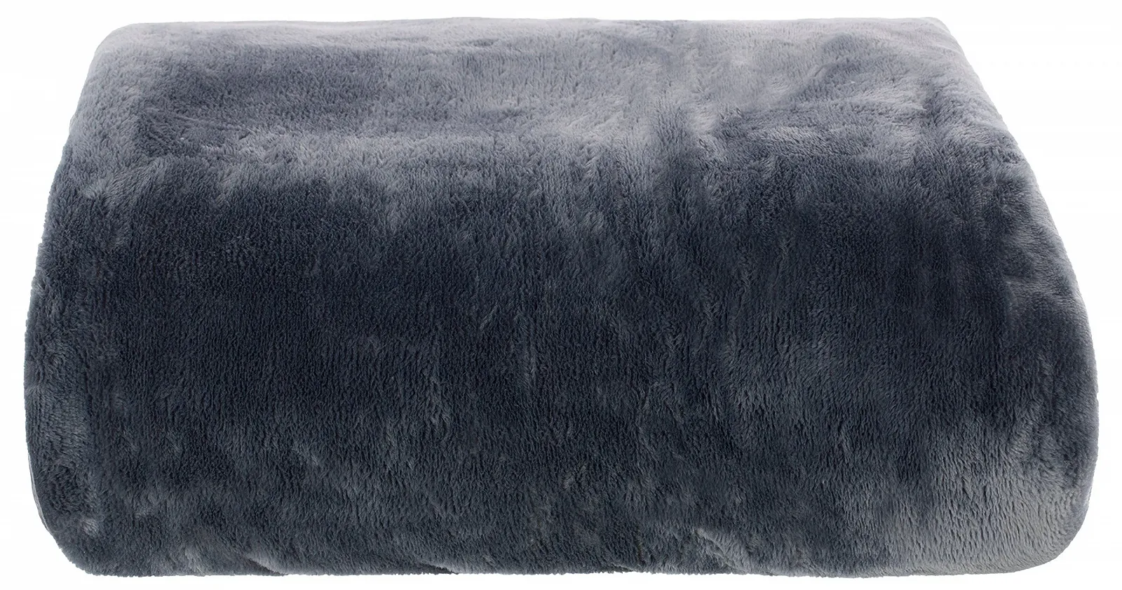 Одеяло Brandsseller Flannel Очень мягкое Уютное Одеяло Покрывало - Однотонное - 180 x 220 см - Серый, фото №5