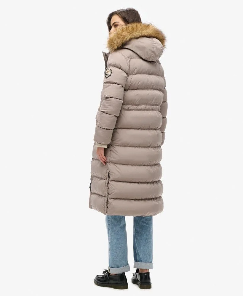 Пальто Superdry Long Everest Faux Fur Жіноче, фото №4 Пальто Superdry Long Everest Faux Fur Жіноче, фото №4