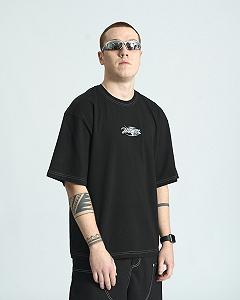 Футболка оверсайз Ogonpushka Tribal чорна synthetic.ua - Фото 1