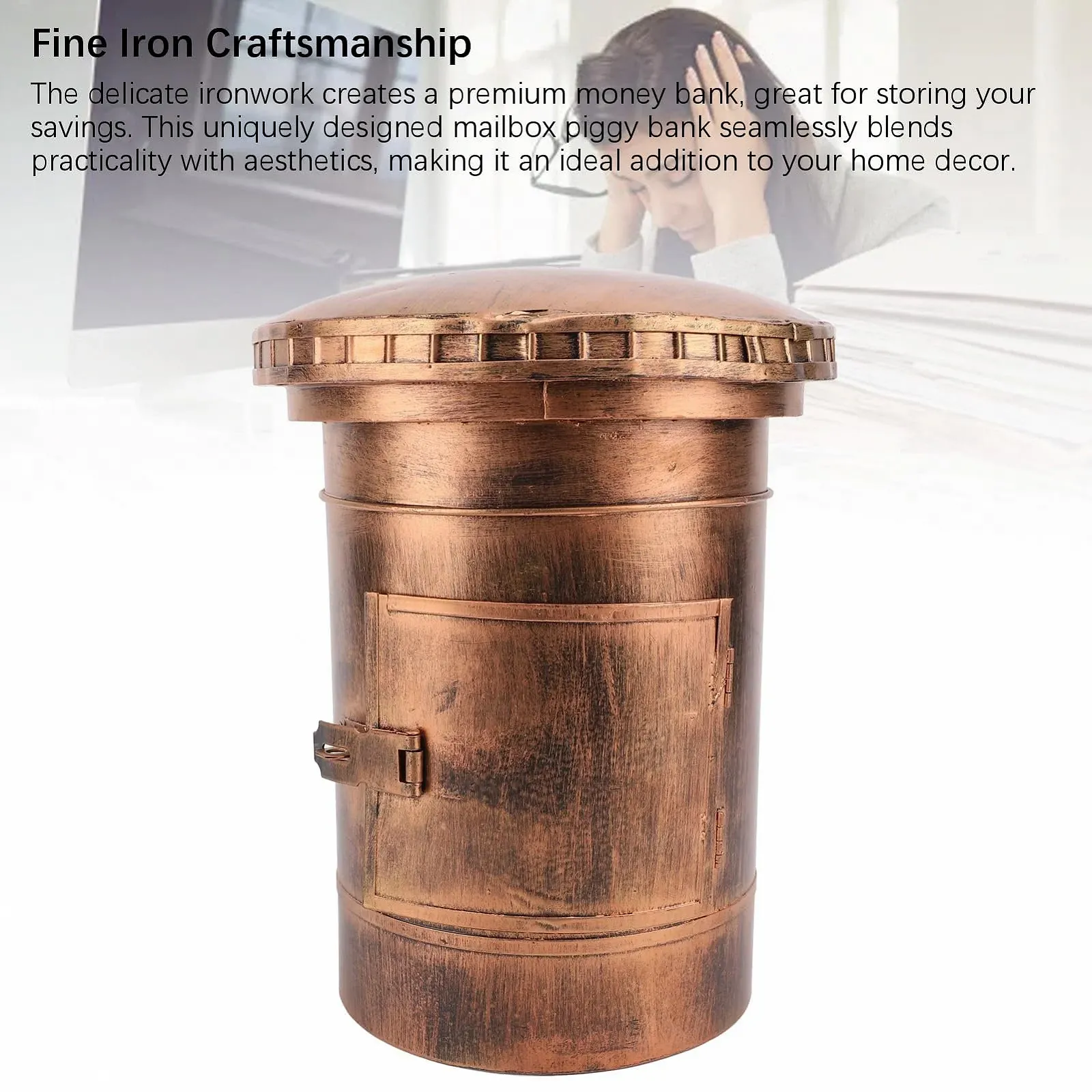 Скарбничка залізна Поштова скринька Vintage Retro Британський стиль, фото №5