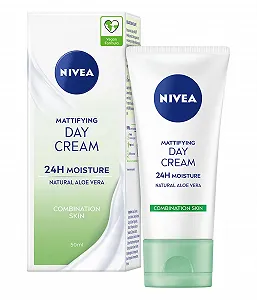 Денний зволожуючий крем NIVEA матуючий 24H з алое вера для комбінованої та жирної шкіри, 50 мл - Фото 1
