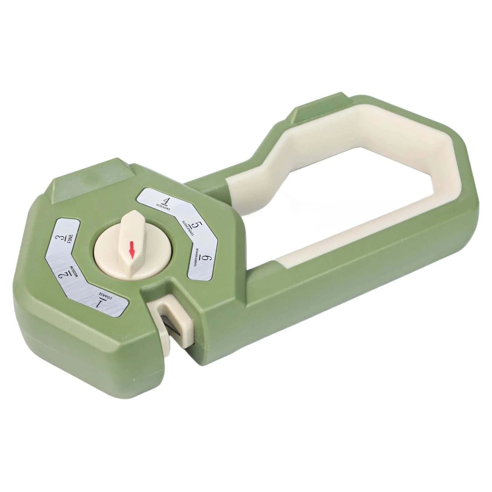 Ручне Точило на 6 слотів компактне зелене, фото №5