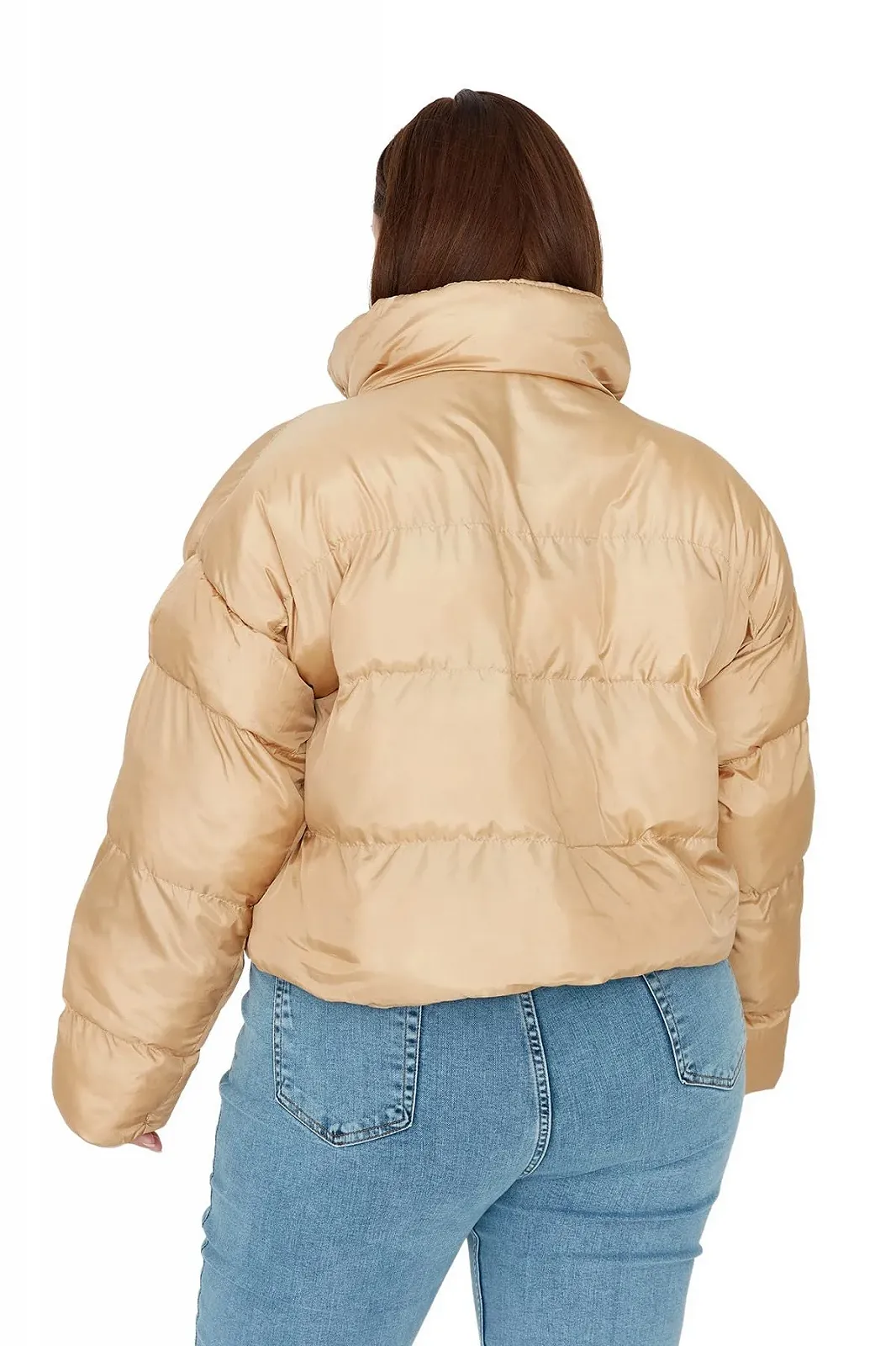 Куртка TRENDYOL Пуховик женская однотонная, фото №5 Куртка TRENDYOL Пуховик женская однотонная, фото №5