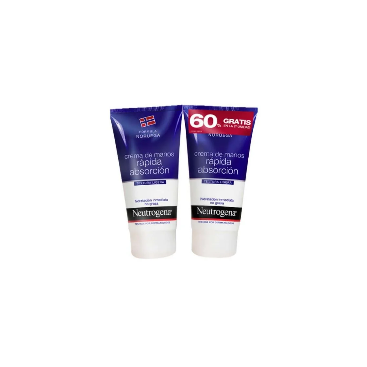 Крем для рук Neutrogena Rapida Absorbency 2 x 75 мл Promo, фото №1