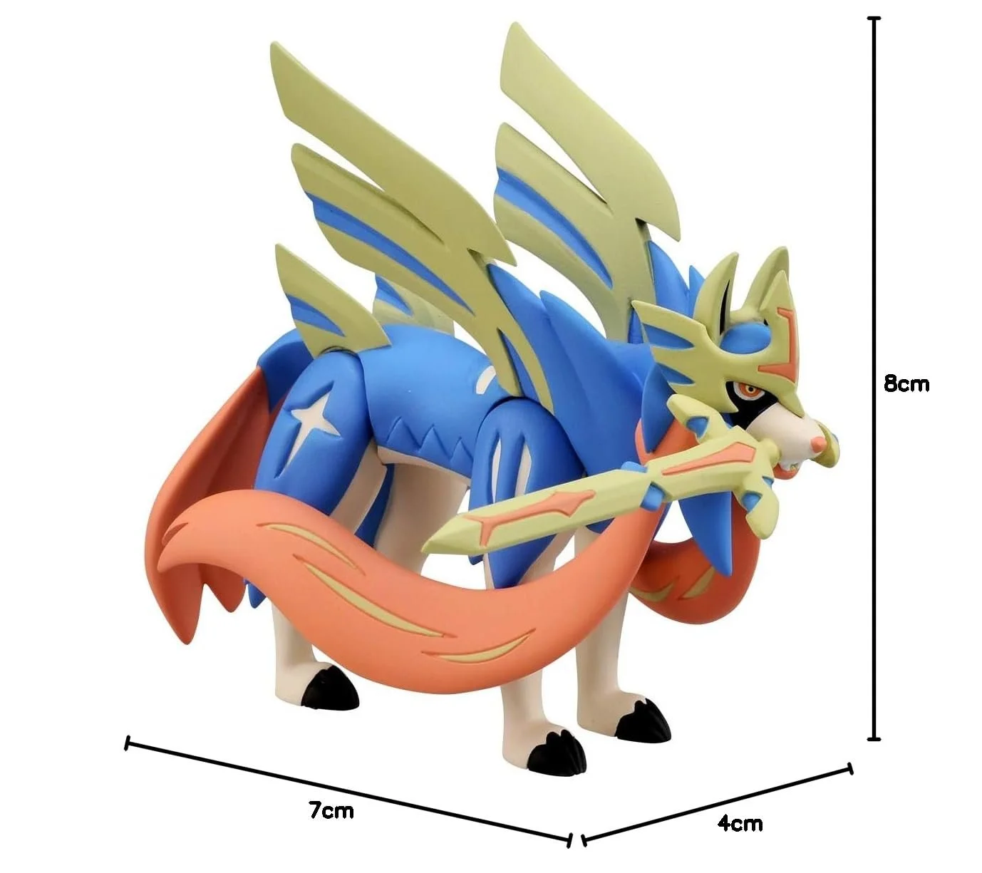 Фигурка Bandai Takaratomy Pocket Monster Moncolle Monster Collection ML-18 Zacian, фото №7