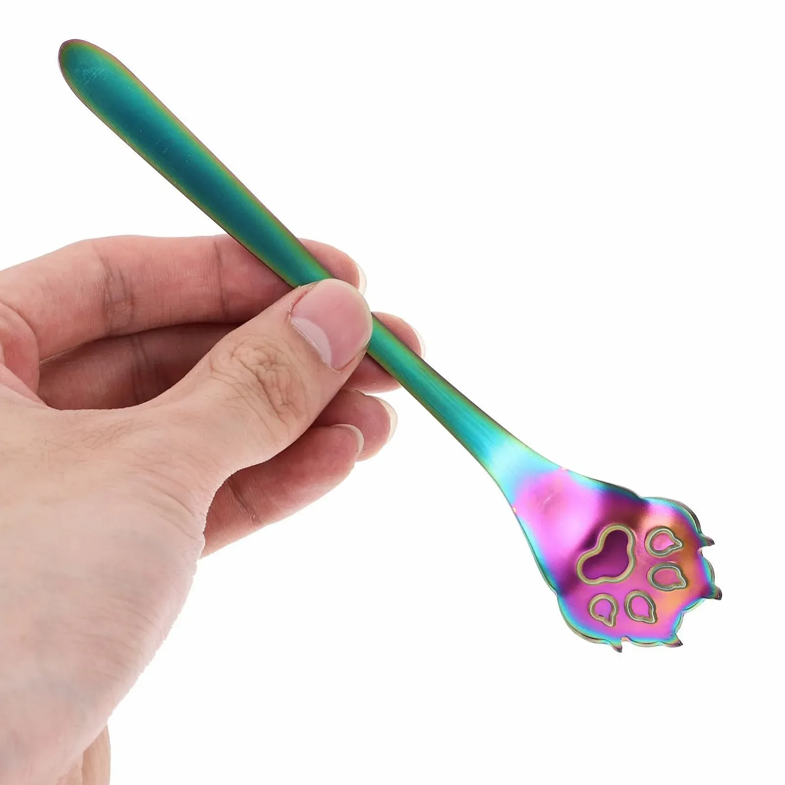 Ложка для кави Luxshiny 5 шт. з нержавіючої сталі, фото №9