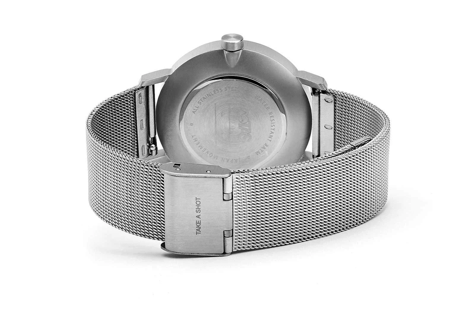 Дерев'яний годинник TAKE A SHOT Аналоговий 40 мм, фото №3