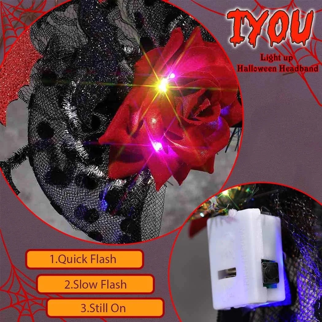 Обруч IYOU Світловий Геловін, фото №2