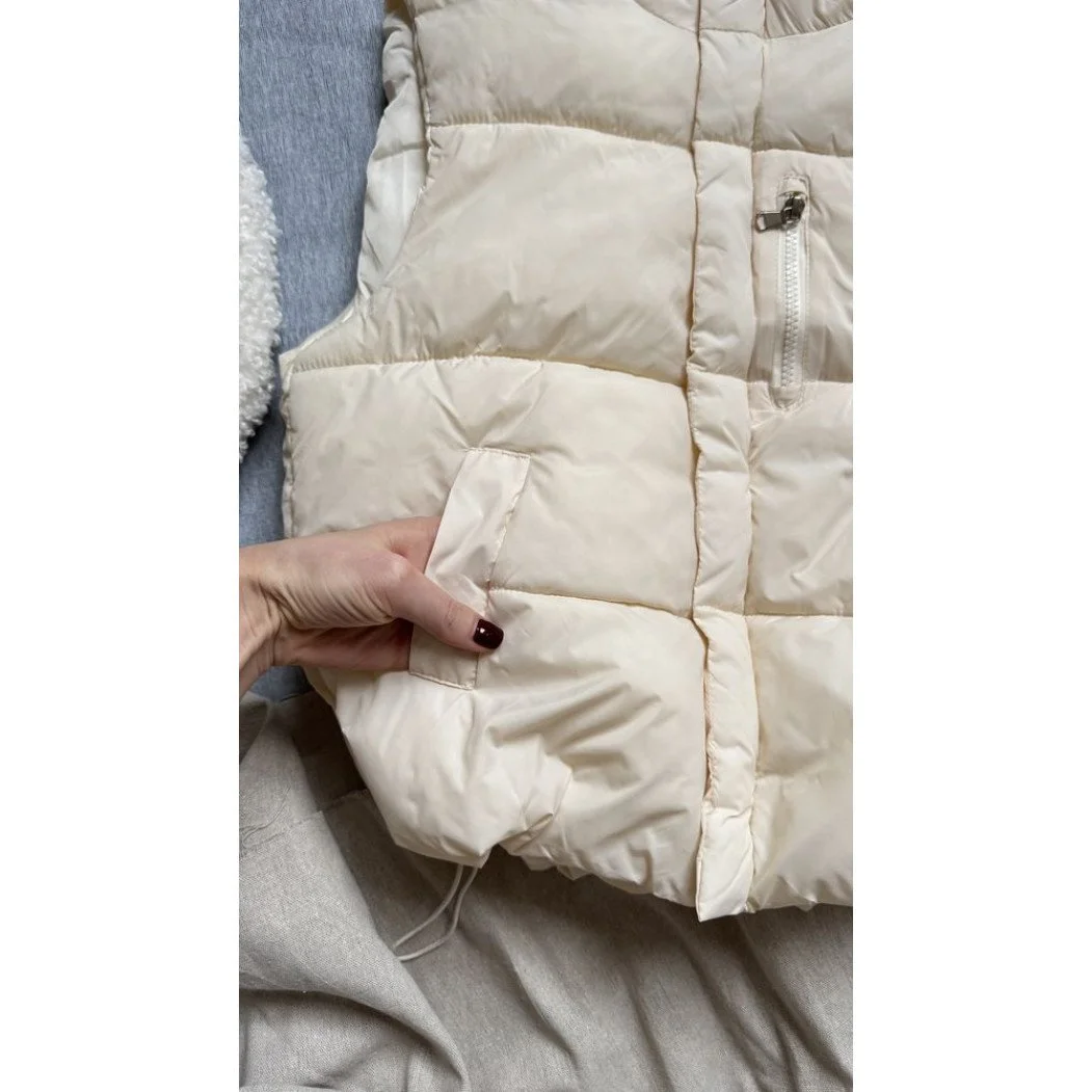 Жилетка дитяча демісезон від 100 до 150 см на бличкавці, чорна та біла жилет весна/осінь, фото №14