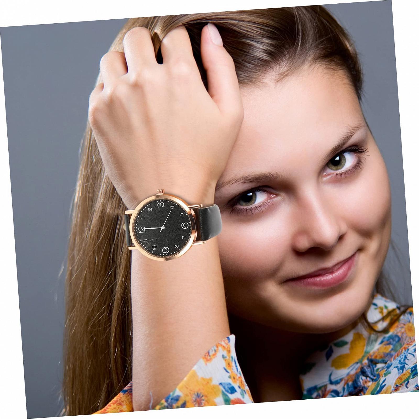 Жіночий годинник VALICLUD Різдвяний дзвіночок Чорний, фото №8