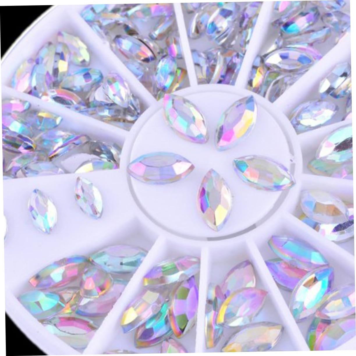 Стрази для нігтів Crystal minkissy, багатоколірні, фото №3