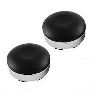 Подставка для ноутбука 2 шт Настольный держатель из прочного материала Эргономичный для охлаждения и снятия напряжения с запястья Черный - Фото 1