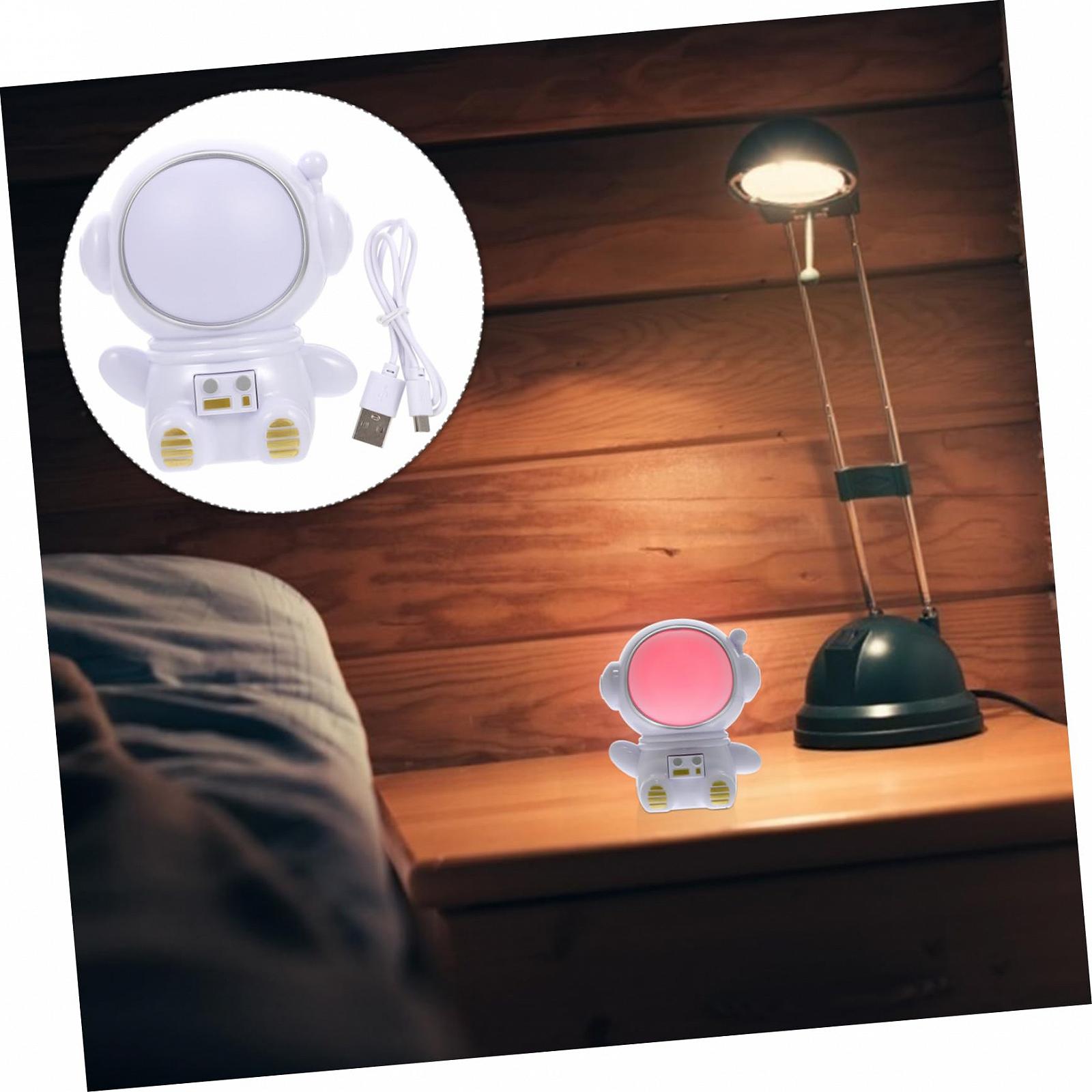 Светильник Toddmomy Night Spaceman Statue Lamp LED Charging Белый, фото №5