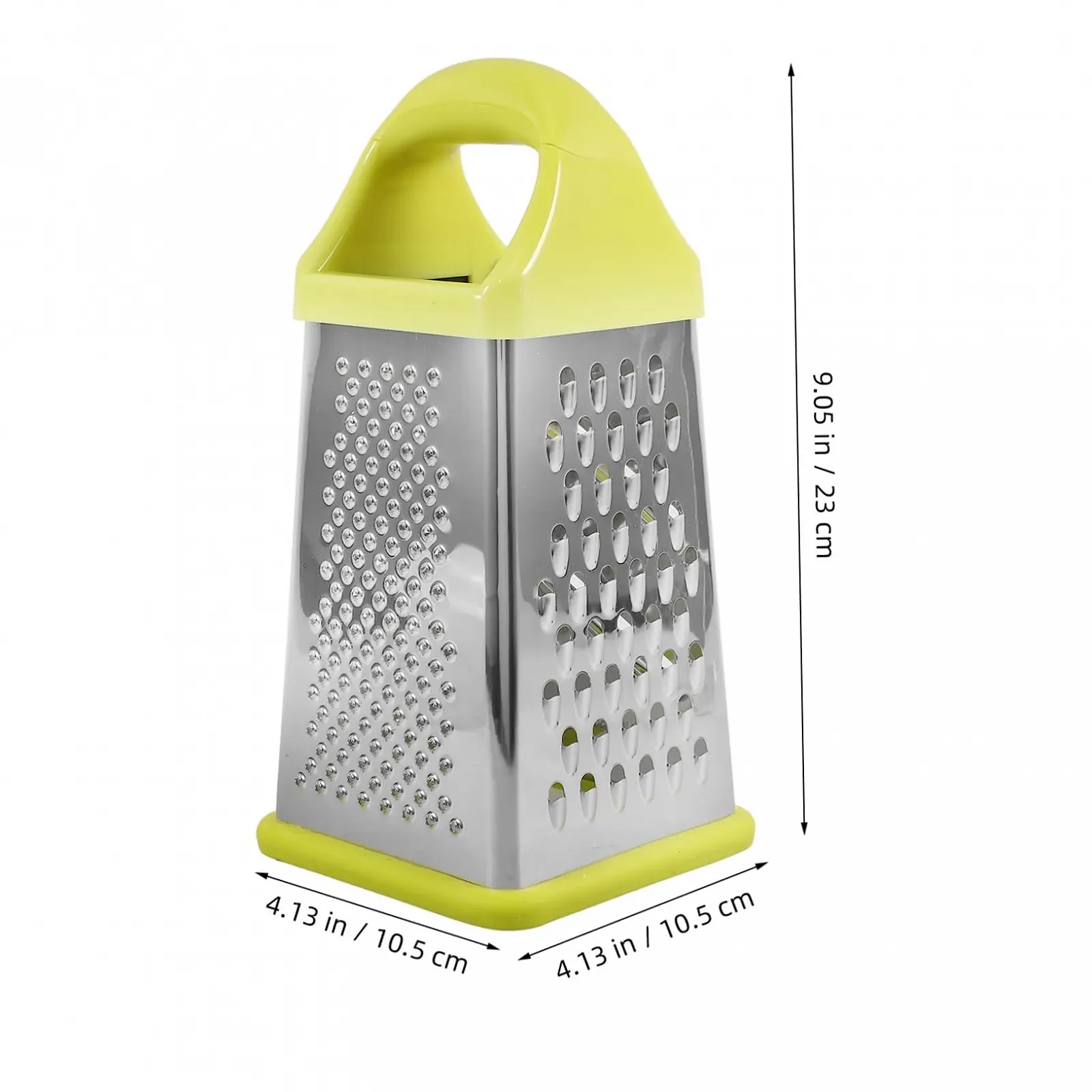 Терка з 4 сторін з контейнером для зберігання, для овочів і картоплі, багатофункціональна, нержавіюча сталь, фото №2