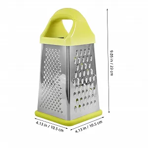 Терка из 4 сторон с контейнером для хранения, для овощей и картофеля, многофункциональная, нержавеющая сталь. synthetic.ua - Фото 1