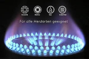 Каструля квадратна Eurolux 28 см з литого алюмінію для індукції та духовки PFOA-Free synthetic.ua - Фото 1