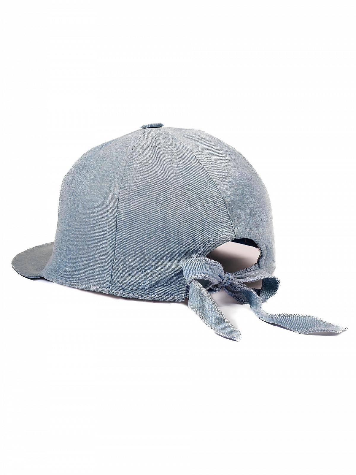 Кепка Riki Browns Girls Blue Jeans Хлопковая Vintage Visor Made in Italy, фото №4