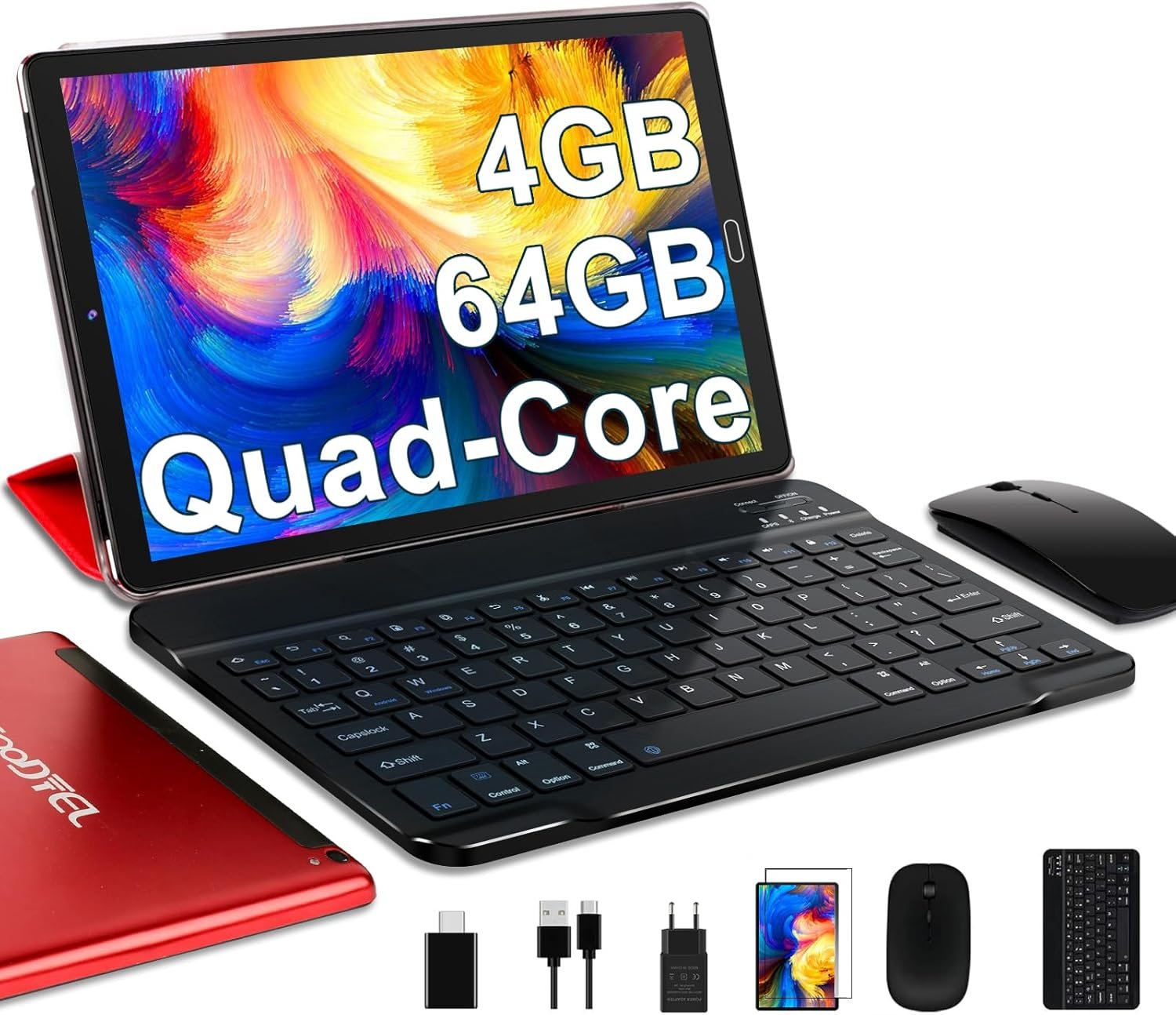 Планшет 10" Goodtel G2 4/64Gb 8 ядер Android 11 8000 mAh Червоний, фото №2